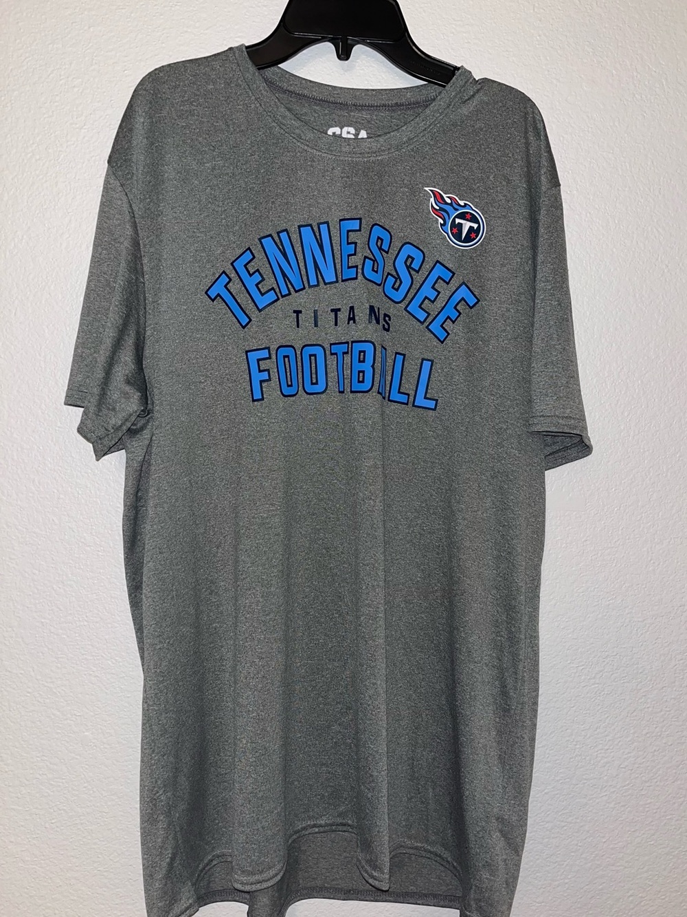 Tennessee Titans Gray Short Sleeve Football Tee